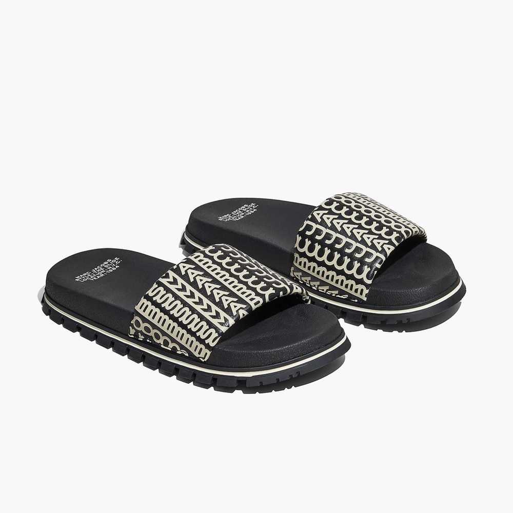 MARC JACOBS MONOGRAM SLIDES